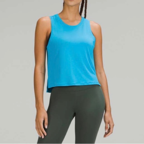 Lululemon Train to Be Tank Top Turquoise Tide Size 8 - Picture 11 of 11